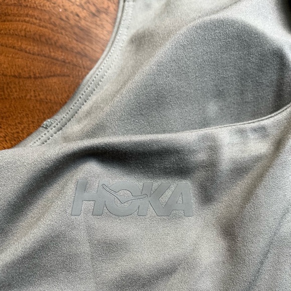 NWT Hoka Elaro Crop Bra in Olive Haze - Picture 8 of 8